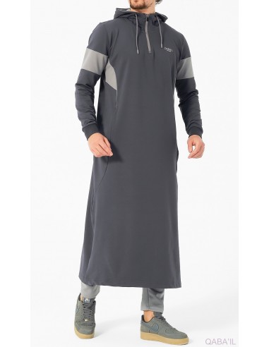 Qamis Jogging Unik Anthracite Qaba'il