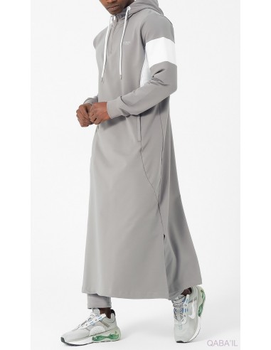 Qamis Jogging Unik Gris Qaba'il