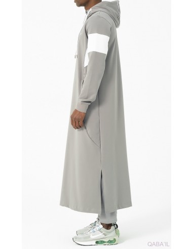 Qamis Jogging Unik Gris Qaba'il
