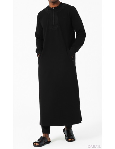 Qamis Amwaj Noir Qaba'il