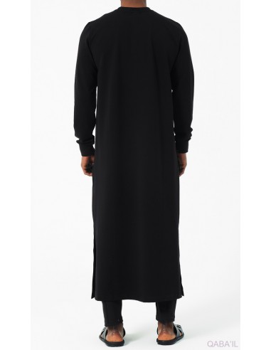 Qamis Amwaj Noir Qaba'il