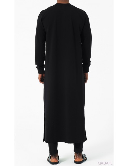 Qamis Amwaj Noir Qaba'il