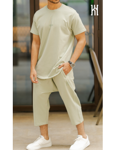 Ensemble Combo Vert Amande...