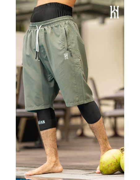 Sarouel De Bain Kaki KyYn