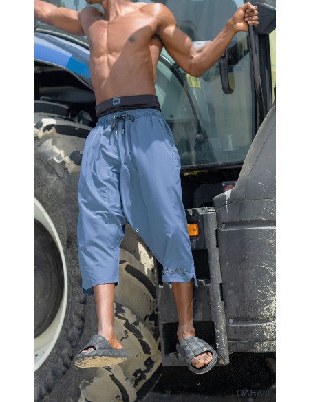 Sarouel De Bain Uni S24 Indigo Qaba'il