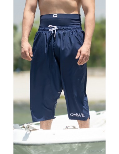 Sarouel De Bain Uni S24 Bleu Qaba'il