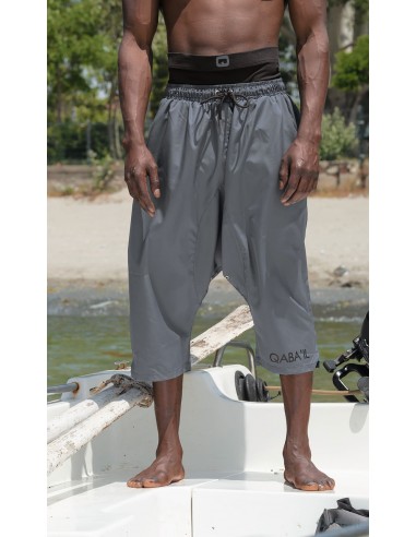 Sarouel De Bain Uni S24 Gris Qaba'il