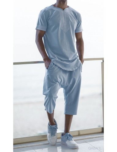 Ensemble Etniz Awqas Bleu Clair Qaba'il