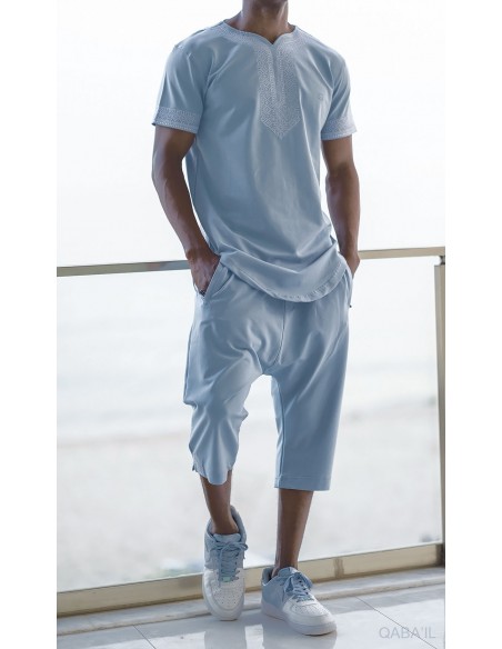 Ensemble Etniz Awqas Bleu Clair Qaba'il
