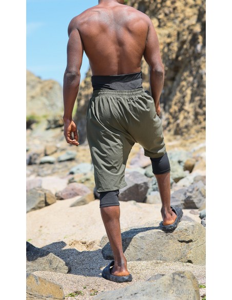 Sarouel De Bain Swimshort Kaki - Qaba'il