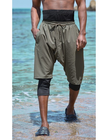 Sarouel De Bain Swimshort Kaki - Qaba'il