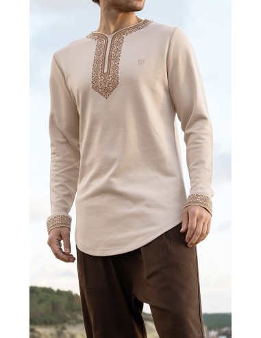 Sweat Etniz AWQAS Beige Qaba'il
