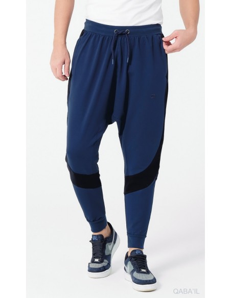 Sarouel Jogging Performance Indigo/Noir Qaba'il