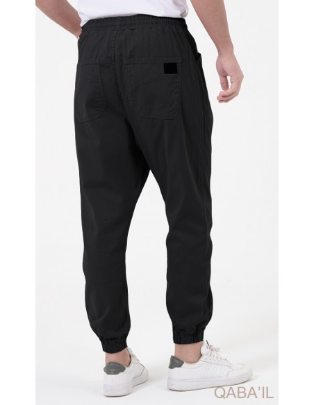 Sarouel Stretch Activ Noir Qaba'il