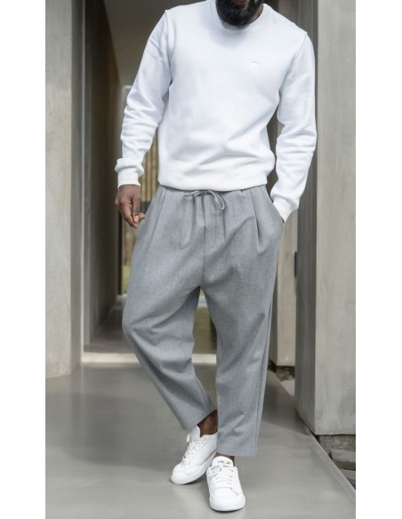 Sarouel Klassik Flanel Gris Qaba'il