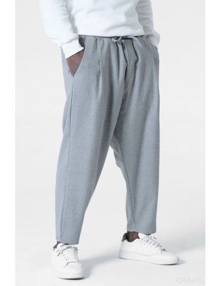 Sarouel Klassik Flanel Gris Qaba'il