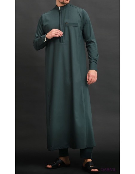 Qamis El Bey Vert Bouteille Qaba'il