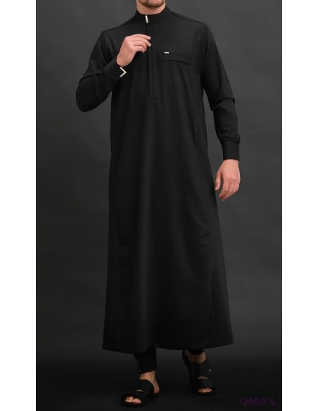 Qamis El Bey Noir Qaba'il