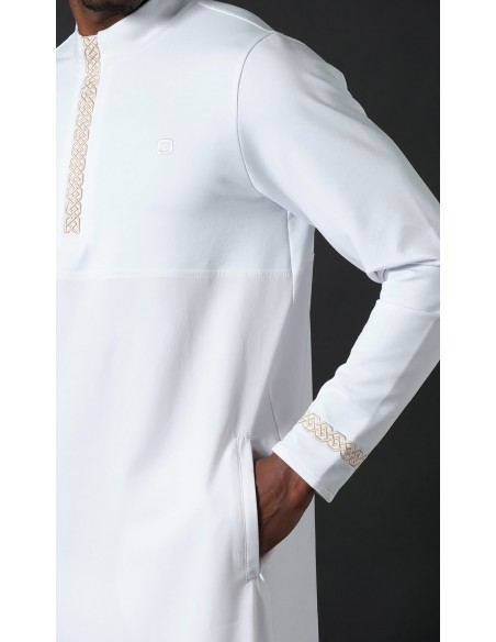 Qamis Prestige II Blanc Qaba'il