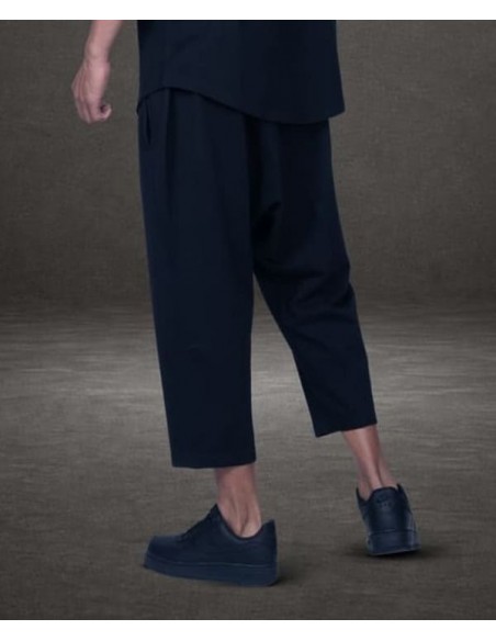 Sarouel Pantacourt Combo Noir Wassat