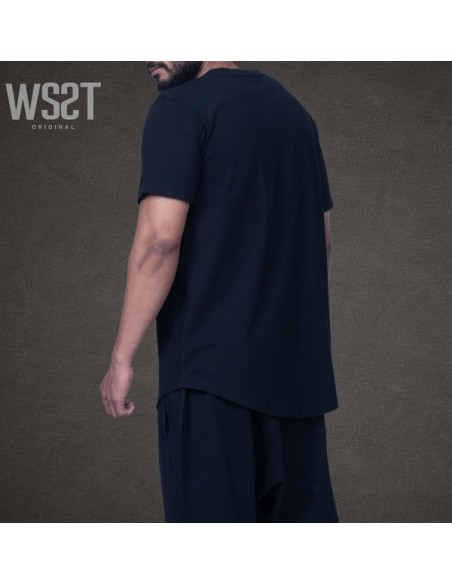 Tee-shirt Combo Noir Wassat 100% Coton