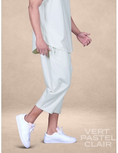Sarouel Oversize Combo Vert Pastel...