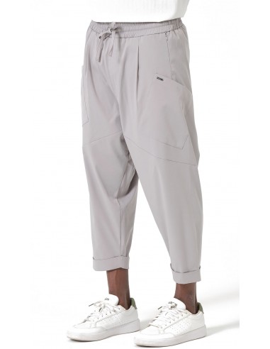 Sarouel Design gris homme Qaba'il avec coupe ample et poches latérales