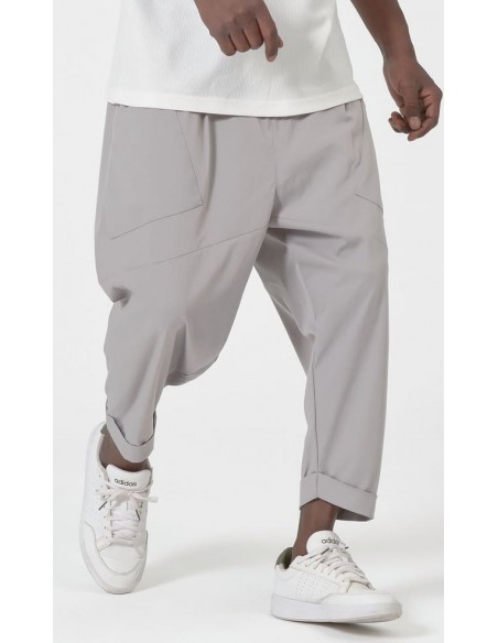 Sarouel Design Gris Homme Qaba'il