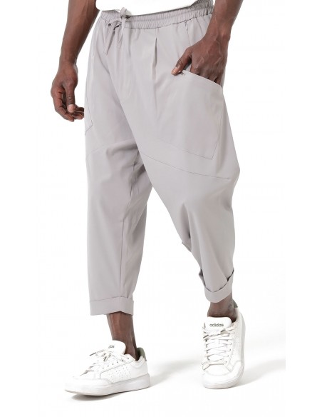 Sarouel Design Gris Homme Qaba'il