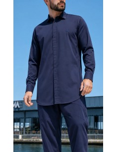 Chemise Design Bleu Marine... 2