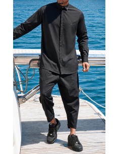 Chemise Design Noir Homme... 2
