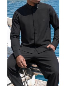 Chemise Design Noir Homme...