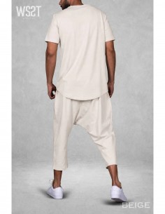 Ensemble Combo S26 Beige Wassat homme 100% coton 2